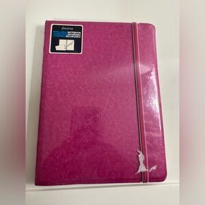 Pink refillable notebook